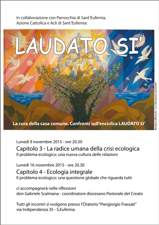 laudato si la cura della casa comune loandina